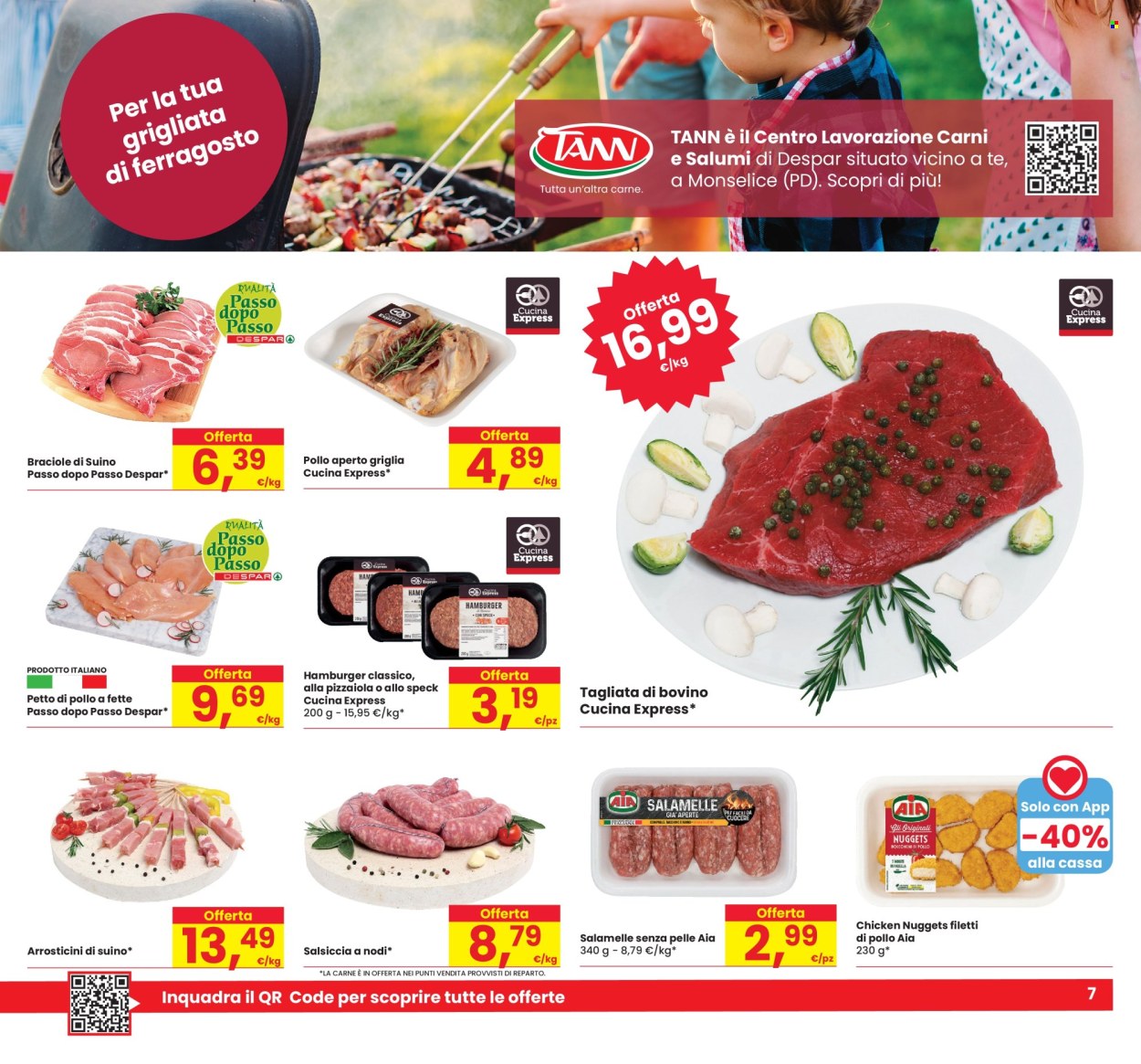 Volantino Eurospar - 8/8/2024 - 21/8/2024. Pagina 7