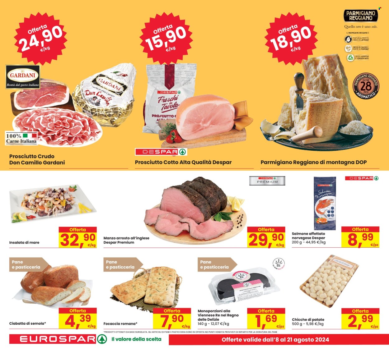 Volantino Eurospar - 8/8/2024 - 21/8/2024. Pagina 8