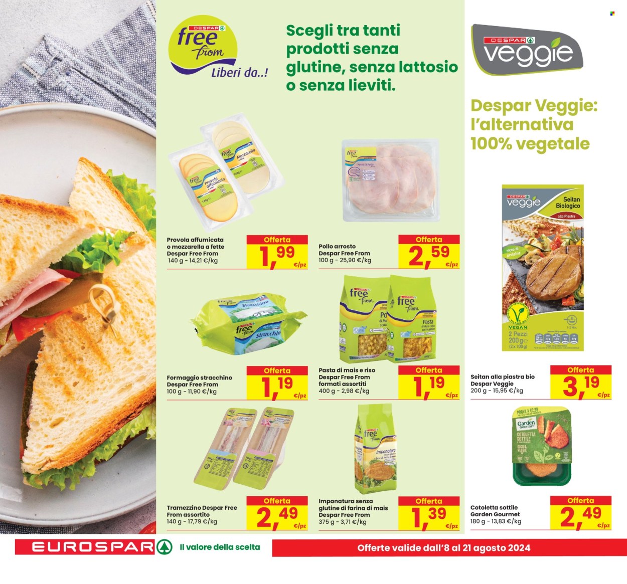 Volantino Eurospar - 8/8/2024 - 21/8/2024. Pagina 16