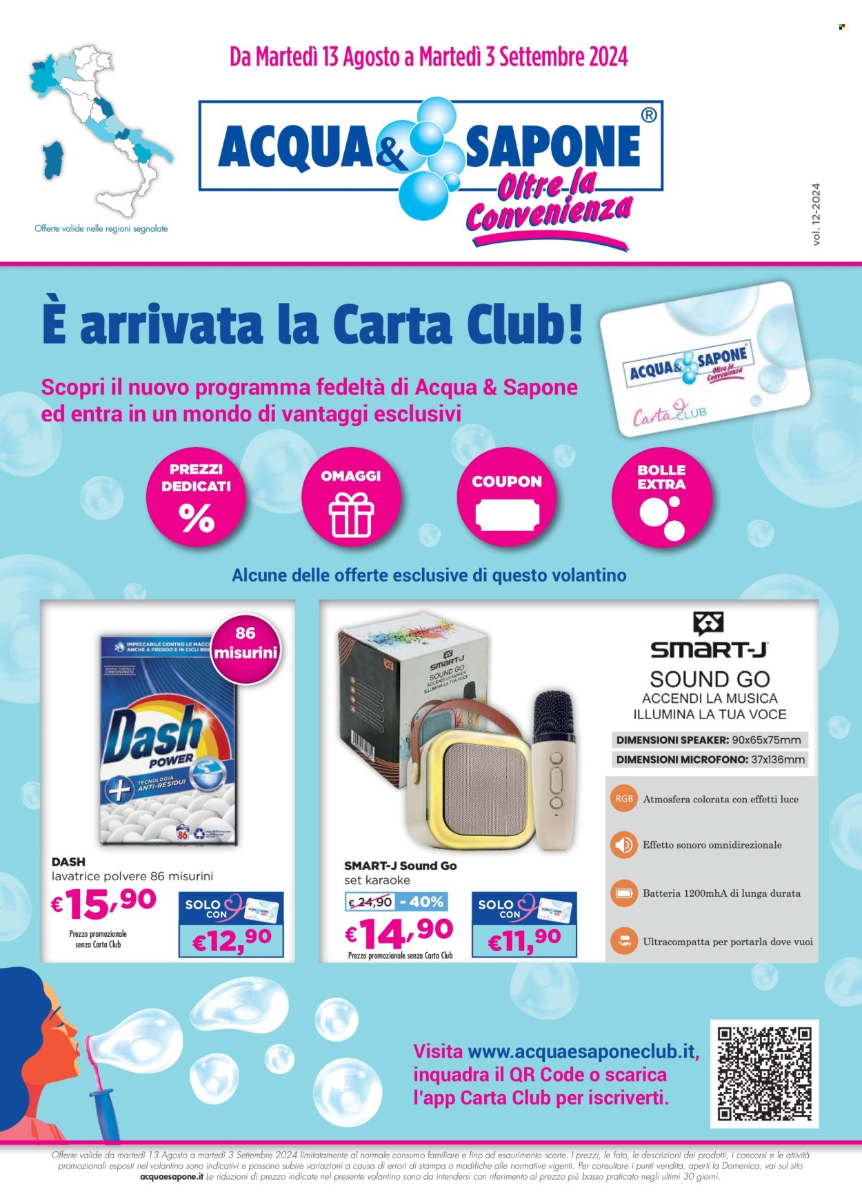 Volantino Acqua & Sapone - 13/8/2024 - 3/9/2024. Pagina 1