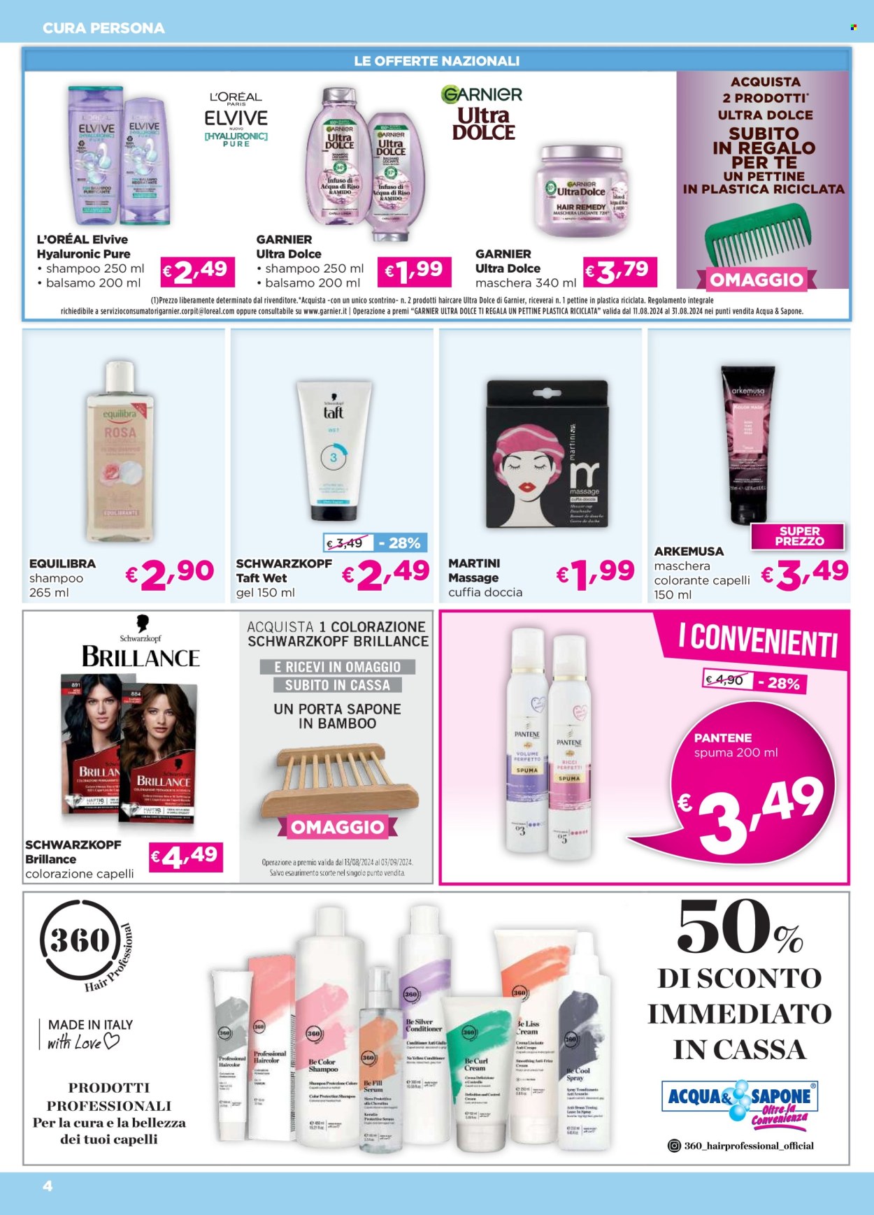 Leták Acqua & Sapone - 13.8.2024 - 3.9.2024. Strana 4