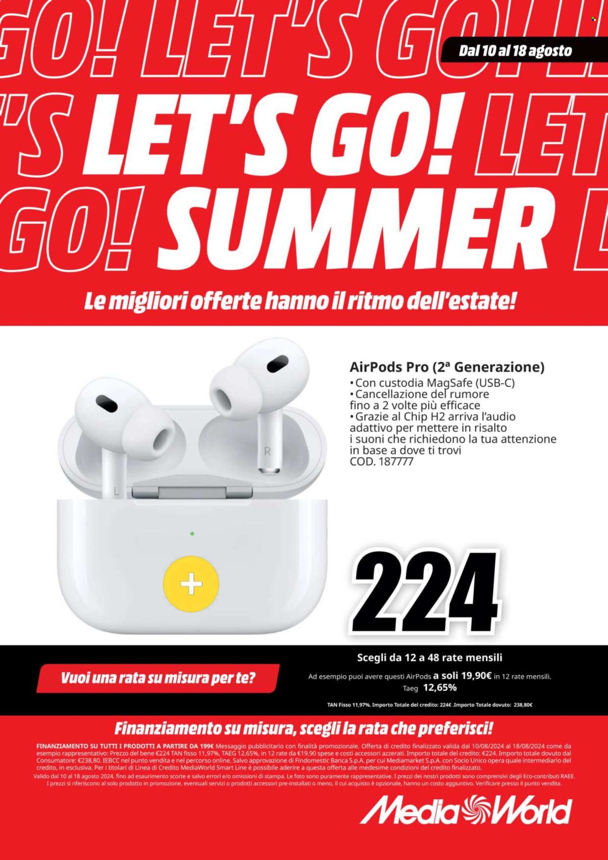 Volantino MediaWorld - 10/8/2024 - 18/8/2024. Pagina 7