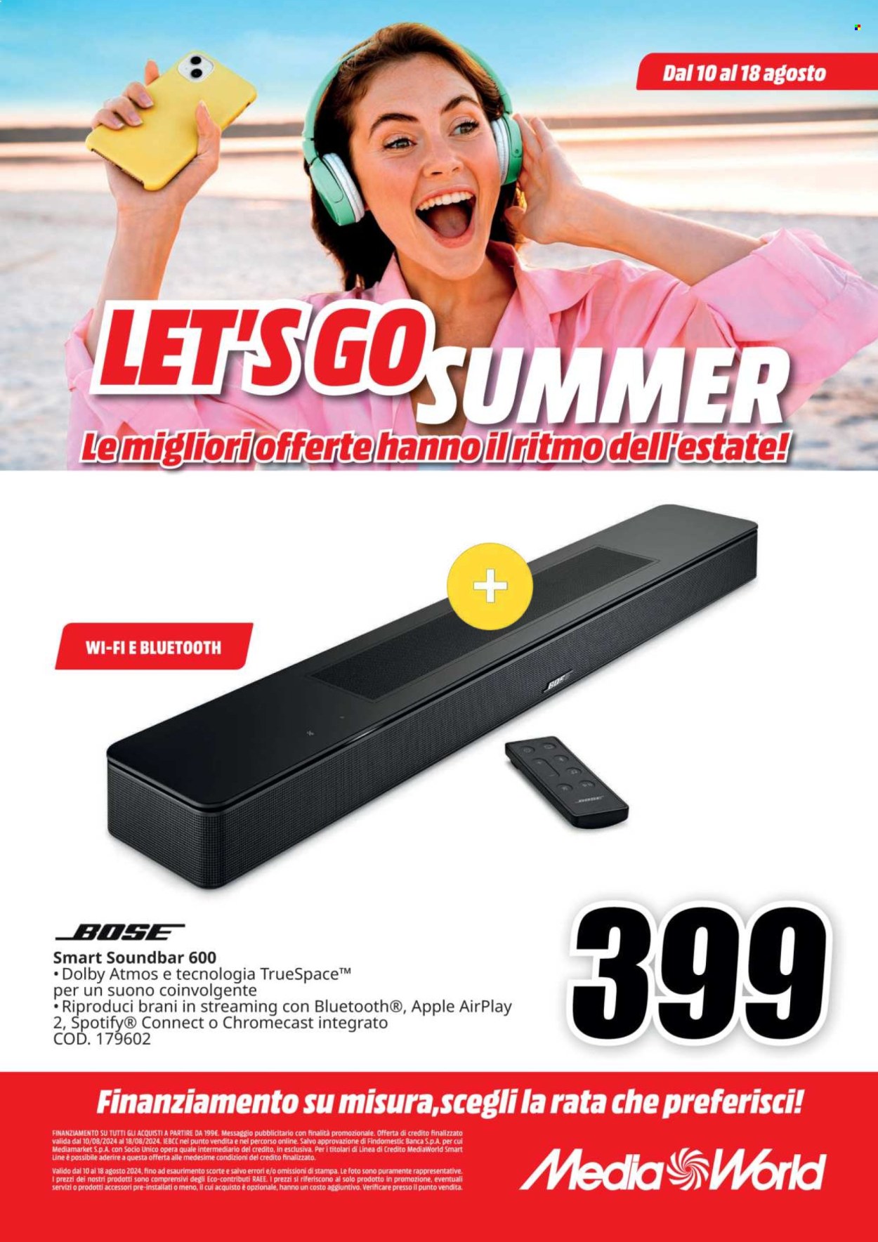 Volantino MediaWorld - 10/8/2024 - 18/8/2024. Pagina 8