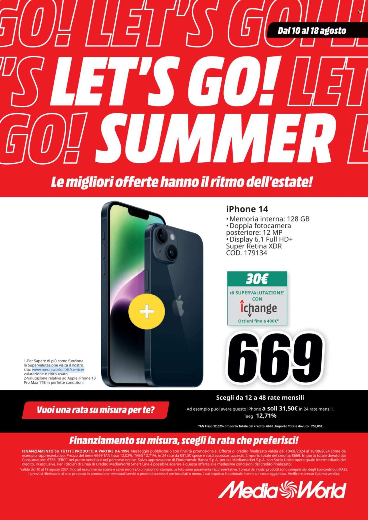 Volantino MediaWorld - 10/8/2024 - 18/8/2024. Pagina 25