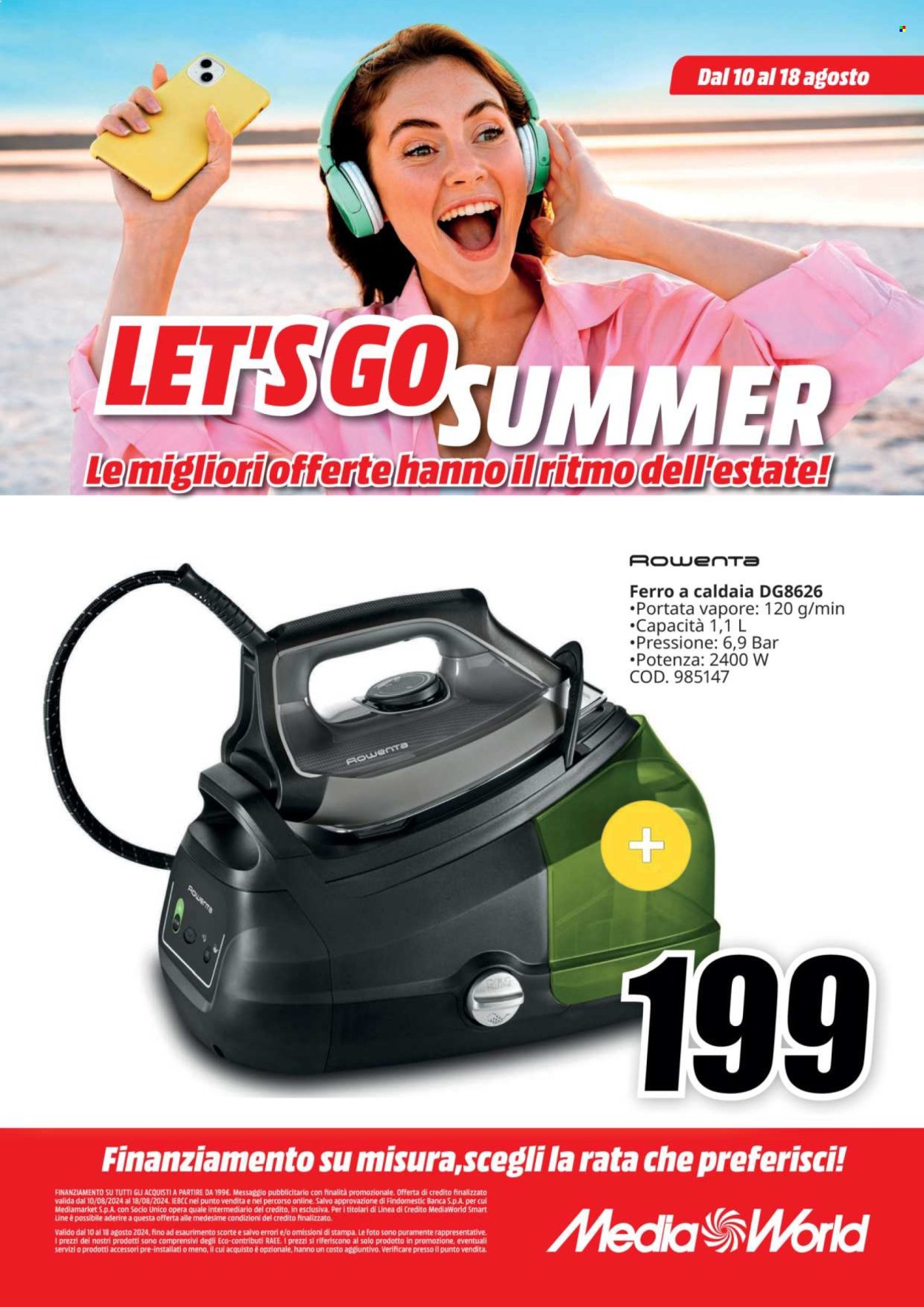 Volantino MediaWorld - 10/8/2024 - 18/8/2024. Pagina 27