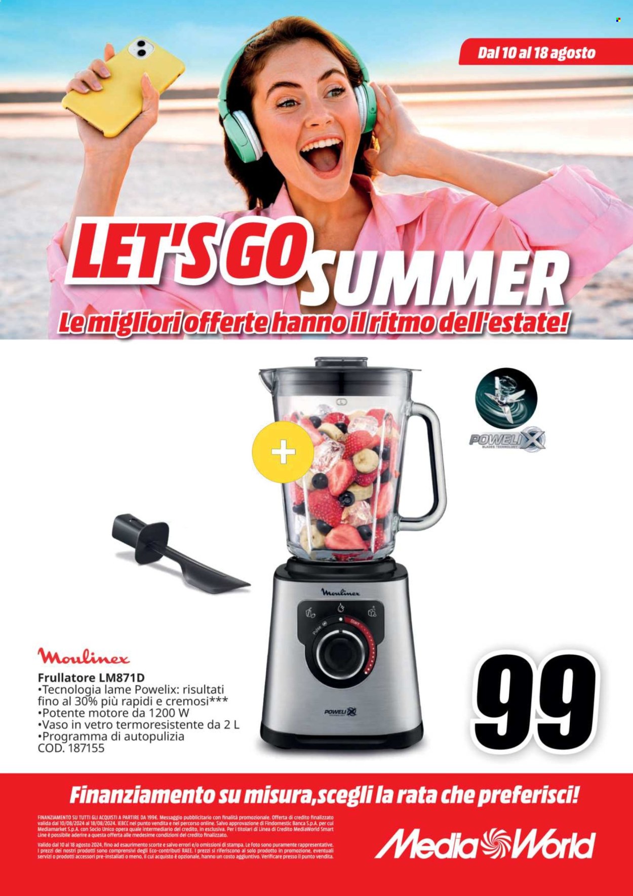 Volantino MediaWorld - 10/8/2024 - 18/8/2024. Pagina 28