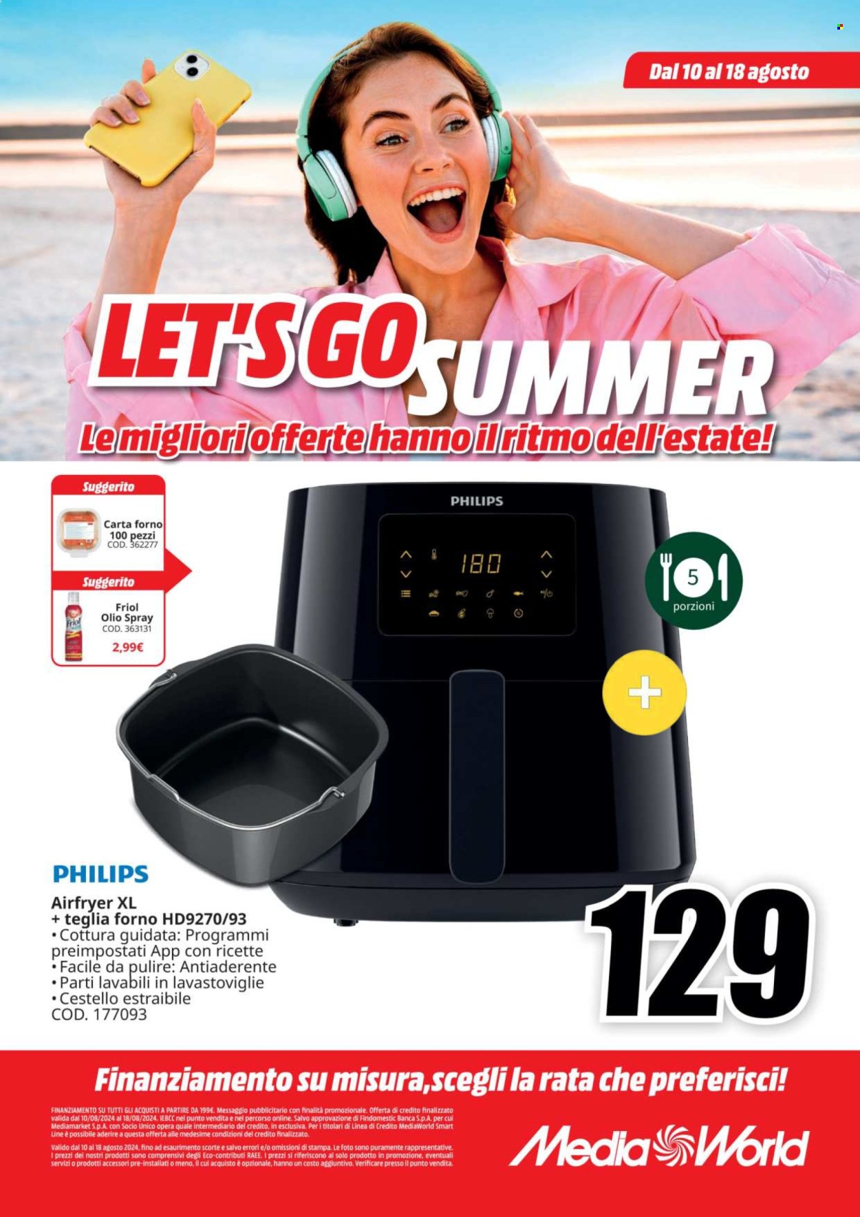 Volantino MediaWorld - 10/8/2024 - 18/8/2024. Pagina 29