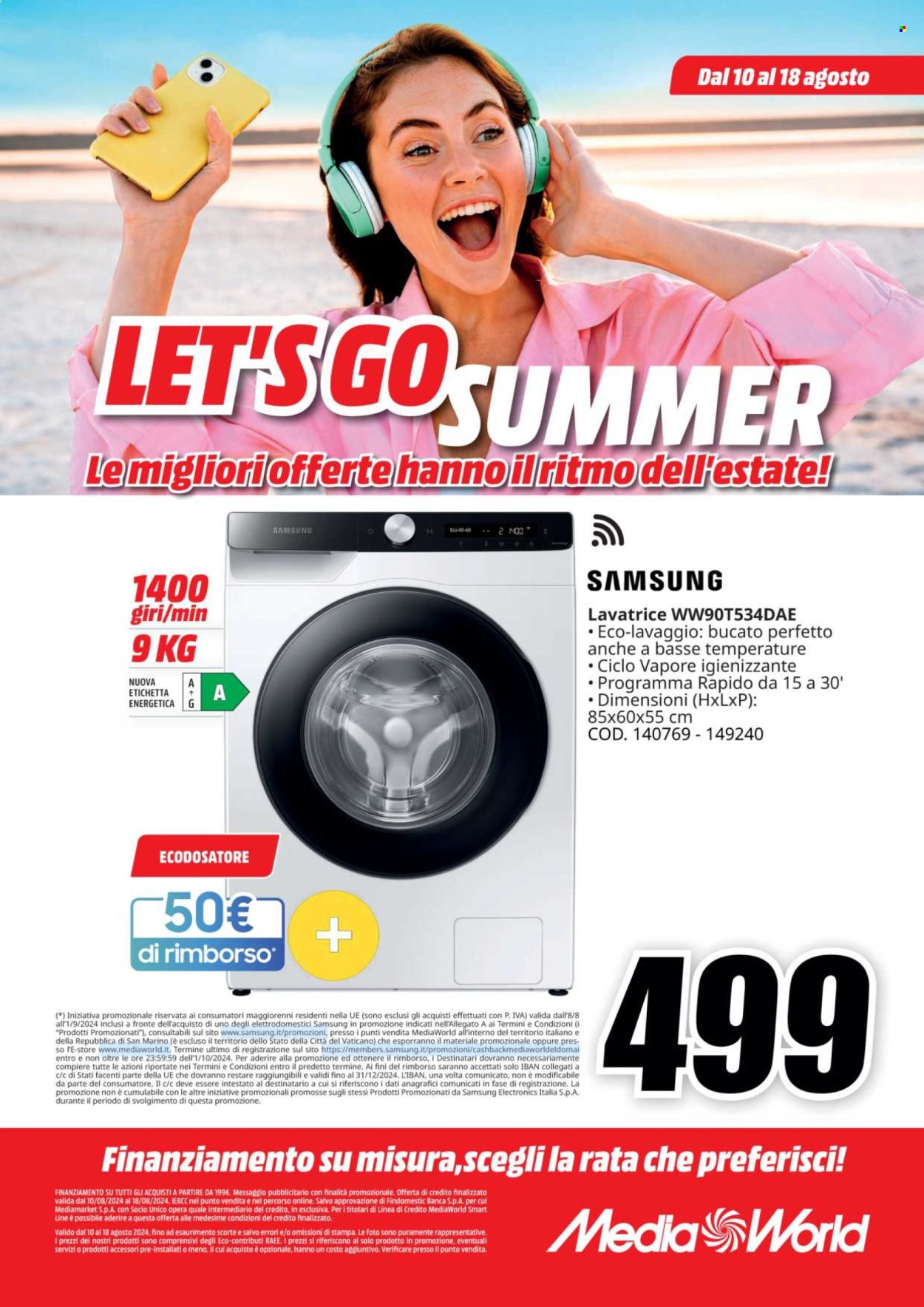 Volantino MediaWorld - 10/8/2024 - 18/8/2024. Pagina 37
