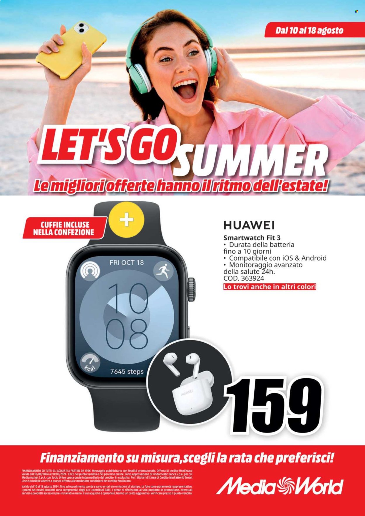 Volantino MediaWorld - 10/8/2024 - 18/8/2024. Pagina 42