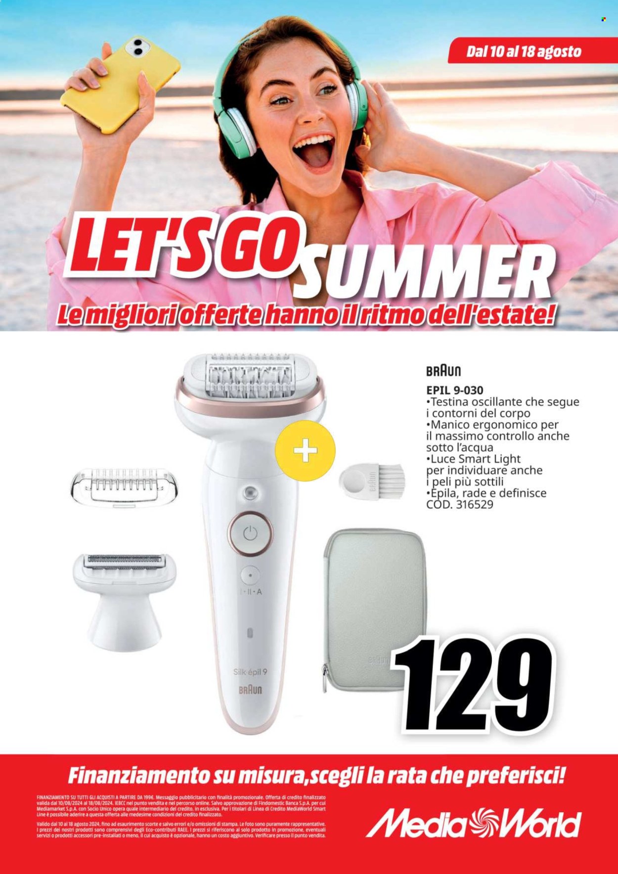 Volantino MediaWorld - 10/8/2024 - 18/8/2024. Pagina 51