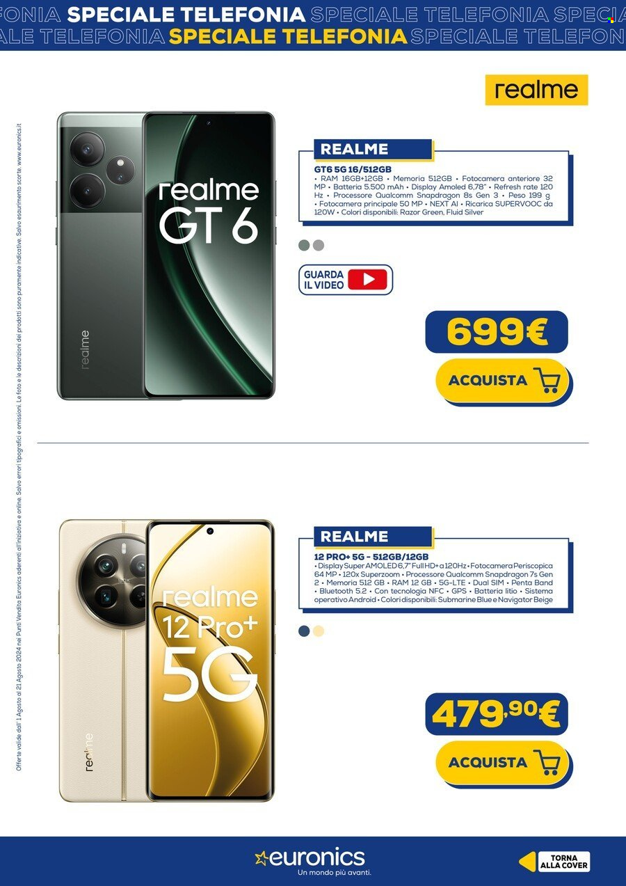 Volantino Euronics - 6/8/2024 - 22/8/2024. Pagina 9