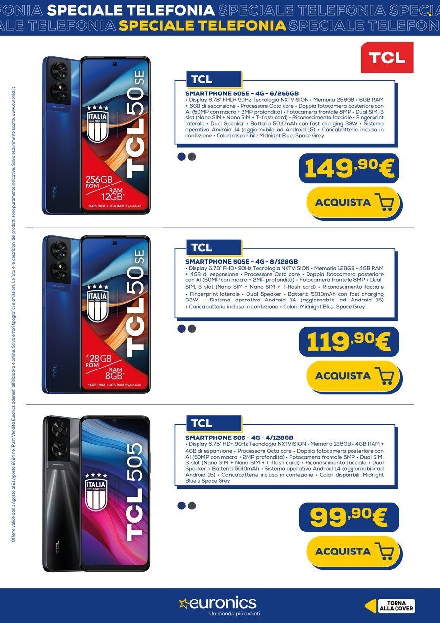Volantino Euronics - 6/8/2024 - 22/8/2024. Pagina 11