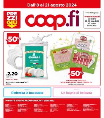 Volantino Coop - 8/8/2024 - 20/8/2024.