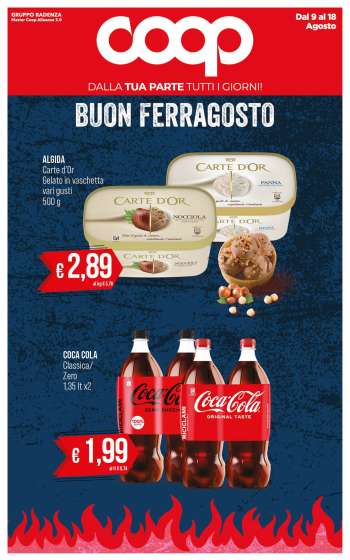 Volantino Coop - 9/8/2024 - 18/8/2024.