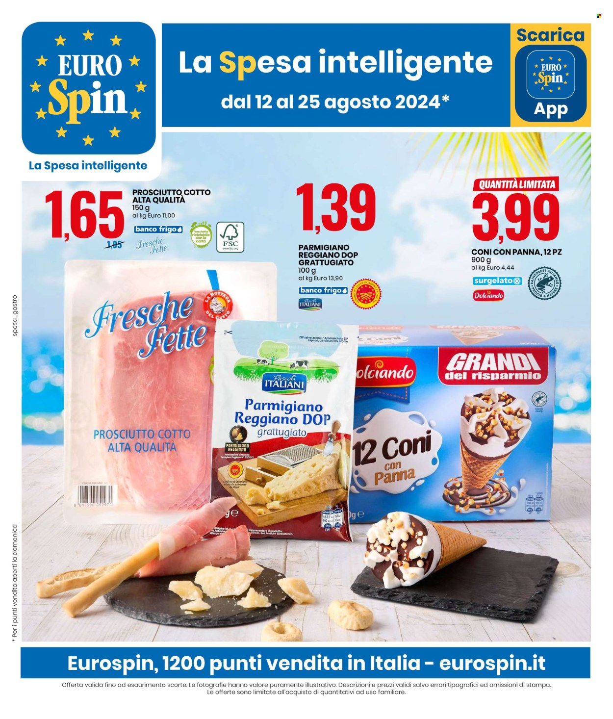 Volantino EuroSpin - 12/8/2024 - 25/8/2024. Pagina 1