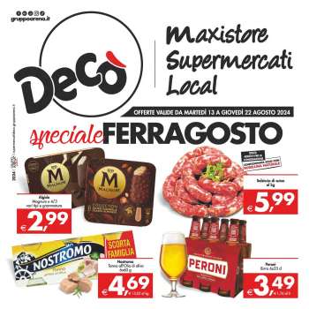 Volantino Deco - 13/8/2024 - 22/8/2024.