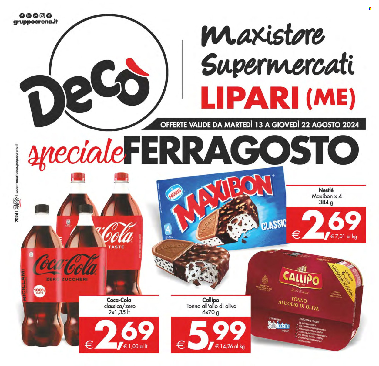 Volantino Deco - 13/8/2024 - 22/8/2024. Pagina 1