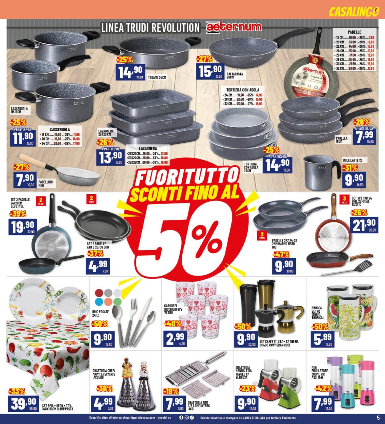 Volantino Risparmio Casa - 12/8/2024 - 22/8/2024. Pagina 5