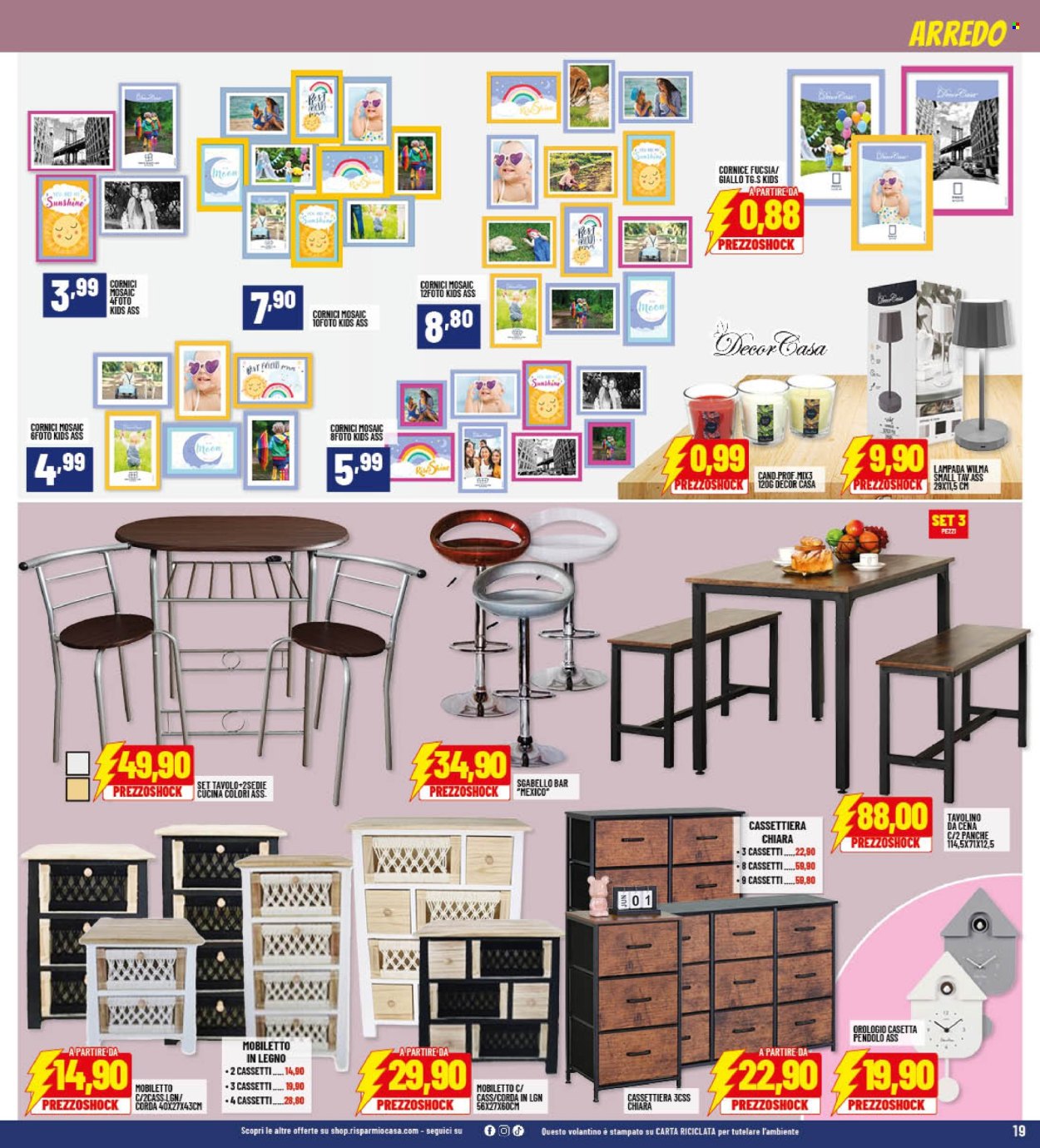 Volantino Risparmio Casa Megastore - 7/8/2024 - 24/8/2024. Pagina 19