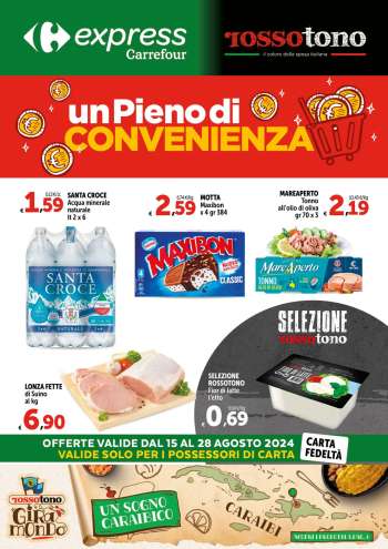 Volantino Carrefour - 15/8/2024 - 28/8/2024.