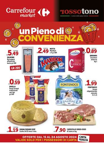 Volantino Carrefour - 15/8/2024 - 24/8/2024.