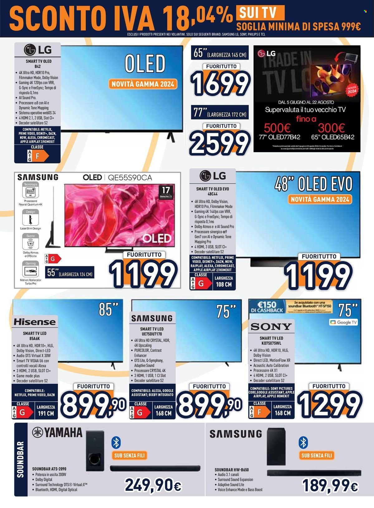 Volantino Unieuro - 14/8/2024 - 22/8/2024. Pagina 2
