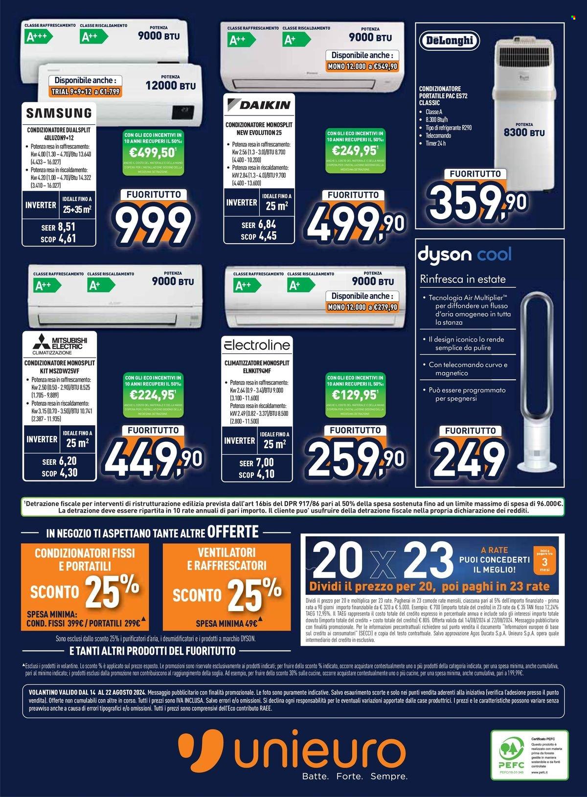 Volantino Unieuro - 14/8/2024 - 22/8/2024. Pagina 22
