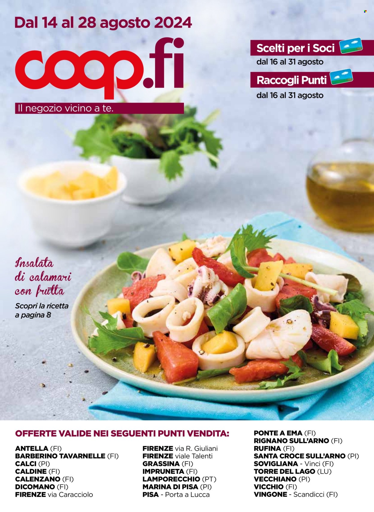 Volantino Coop - 13/8/2024 - 28/8/2024. Pagina 1