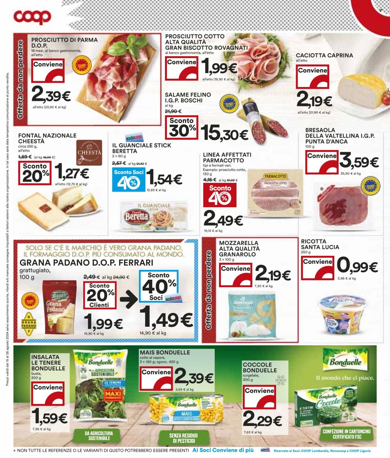 Leták Coop - 15.8.2024 - 28.8.2024. Strana 4