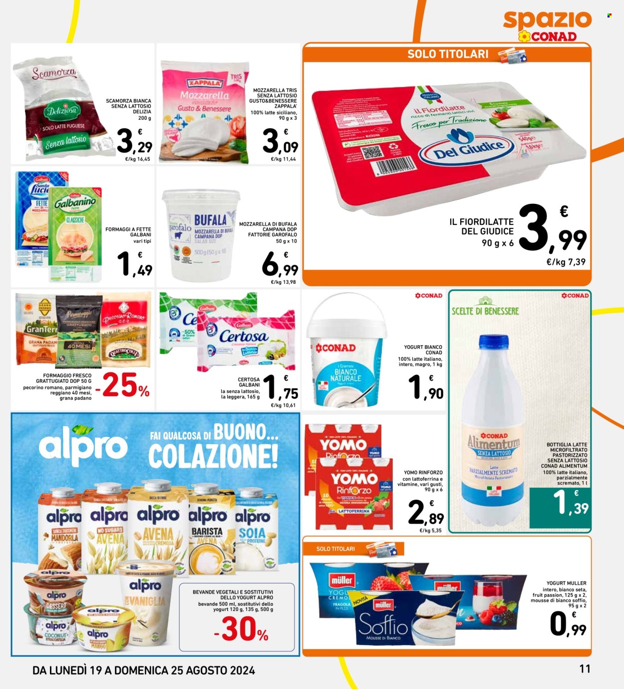 Volantino Spazio Conad - 19/8/2024 - 25/8/2024. Pagina 11