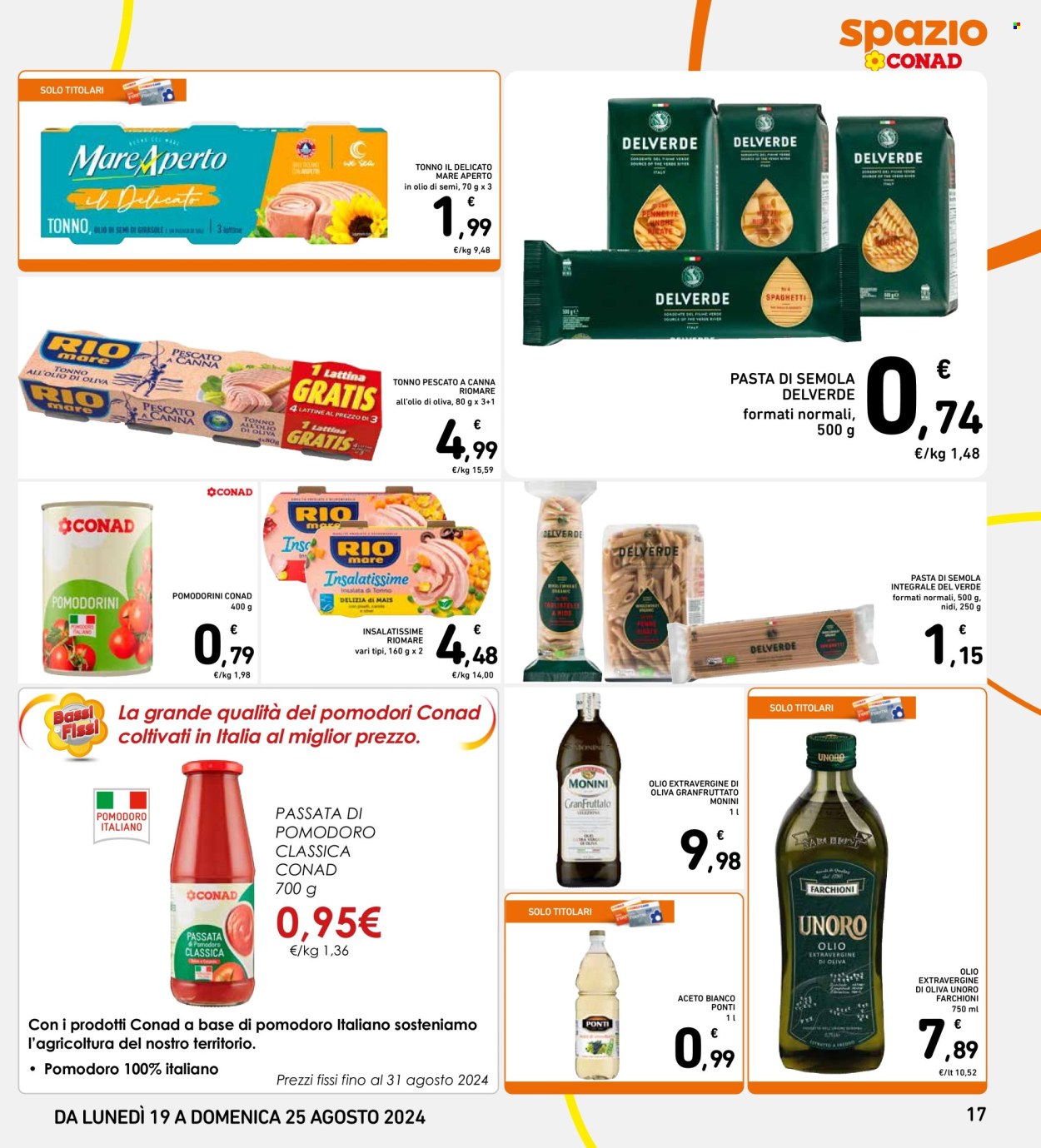 Volantino Spazio Conad - 19/8/2024 - 25/8/2024. Pagina 17