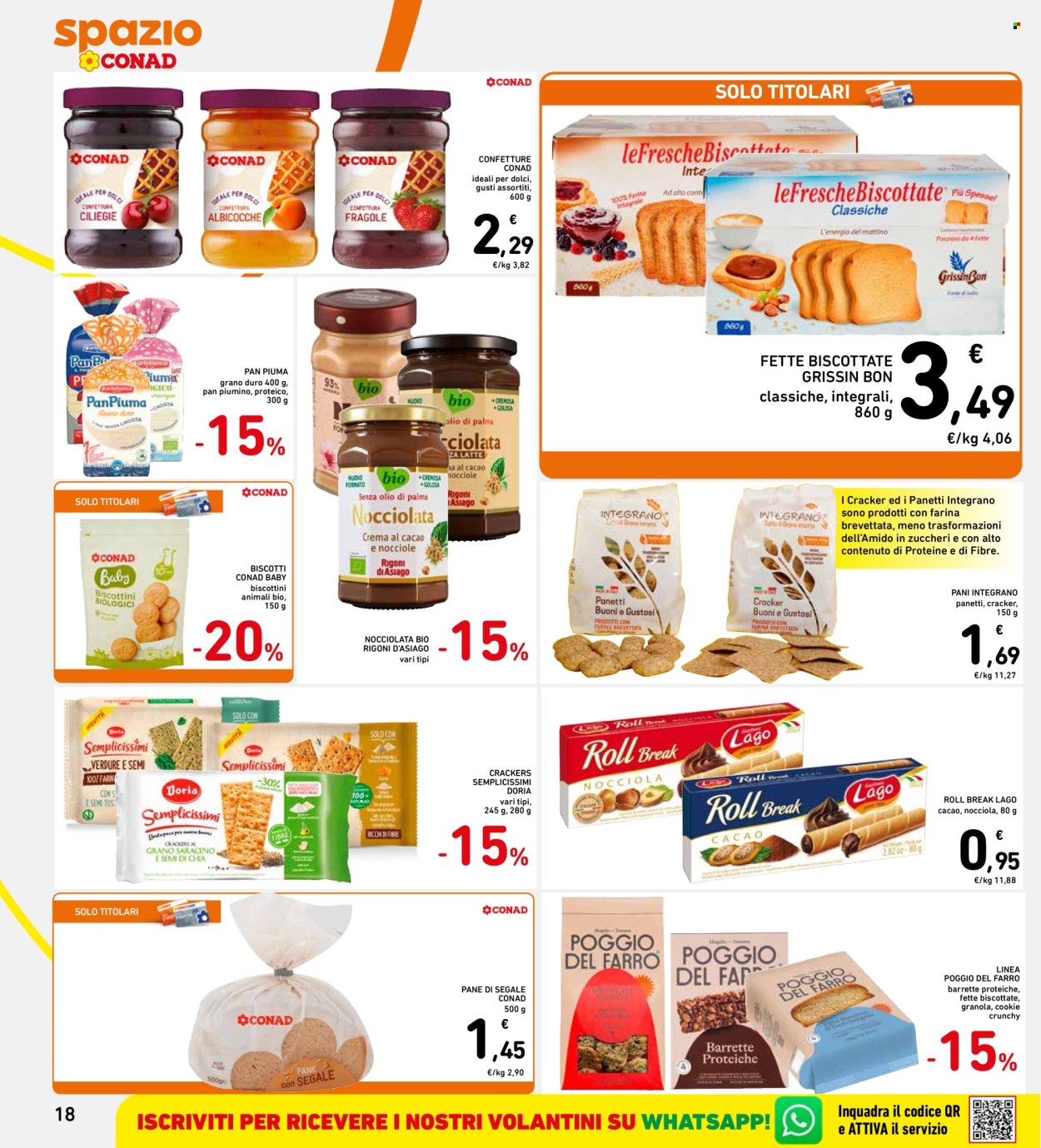 Volantino Spazio Conad - 19/8/2024 - 25/8/2024. Pagina 18