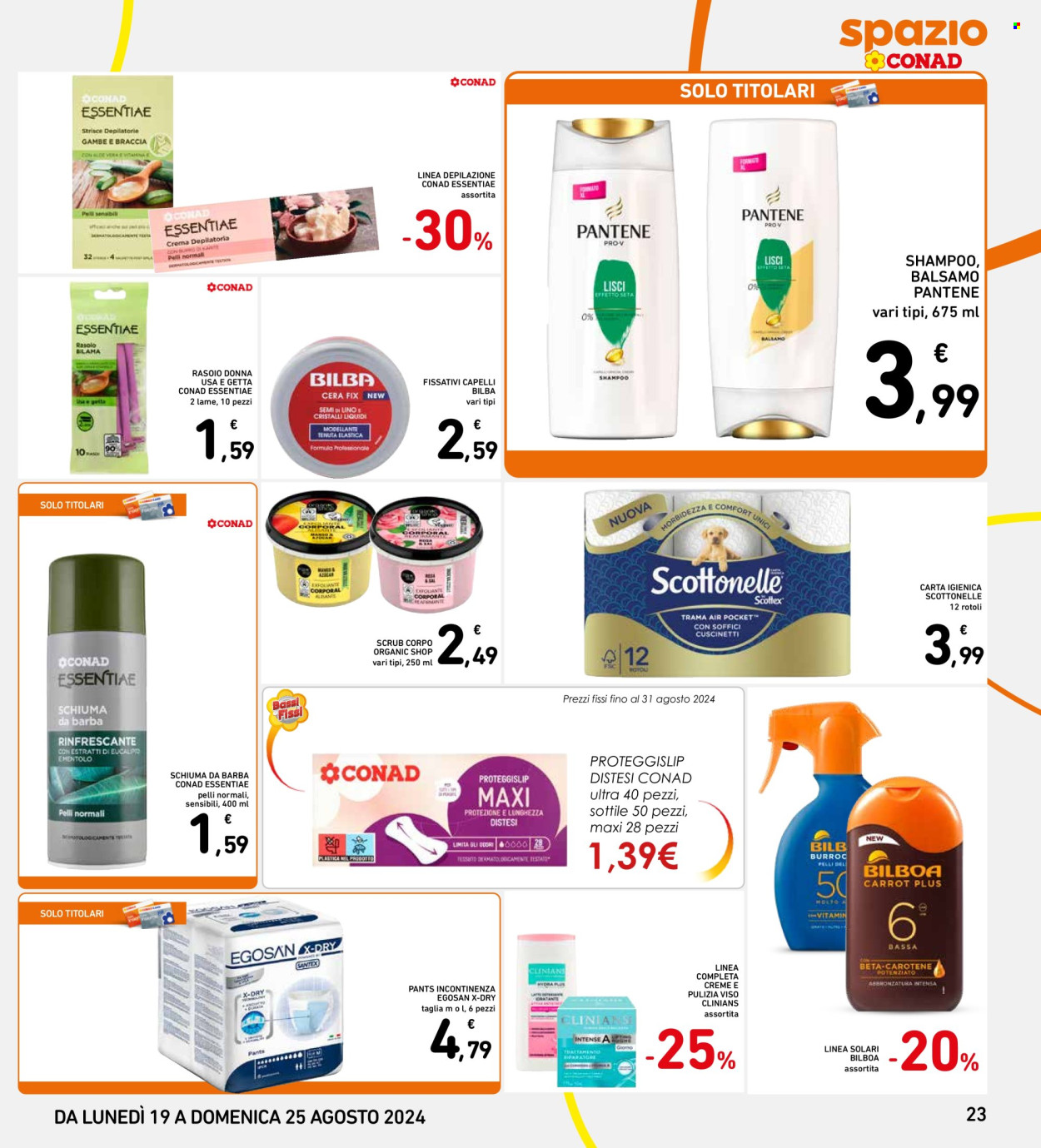 Volantino Spazio Conad - 19/8/2024 - 25/8/2024. Pagina 23