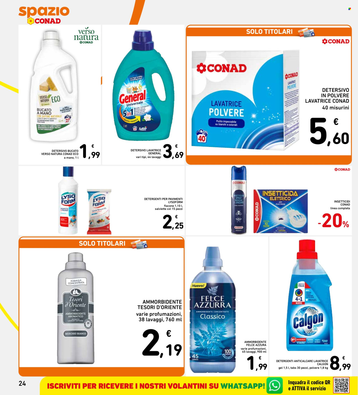 Volantino Spazio Conad - 19/8/2024 - 25/8/2024. Pagina 24
