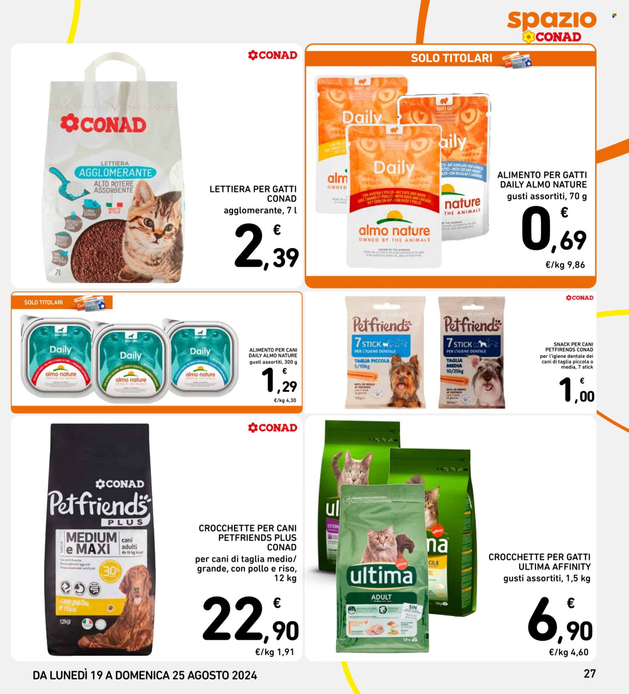 Volantino Spazio Conad - 19/8/2024 - 25/8/2024. Pagina 27