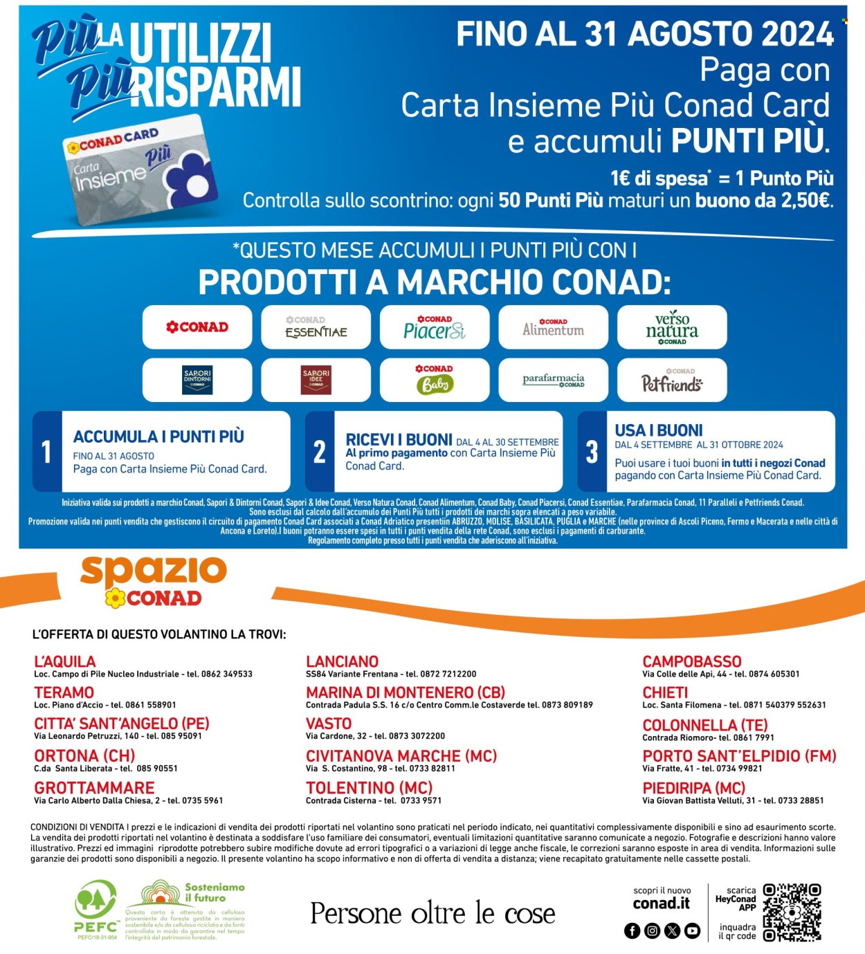 Volantino Spazio Conad - 19/8/2024 - 25/8/2024. Pagina 32