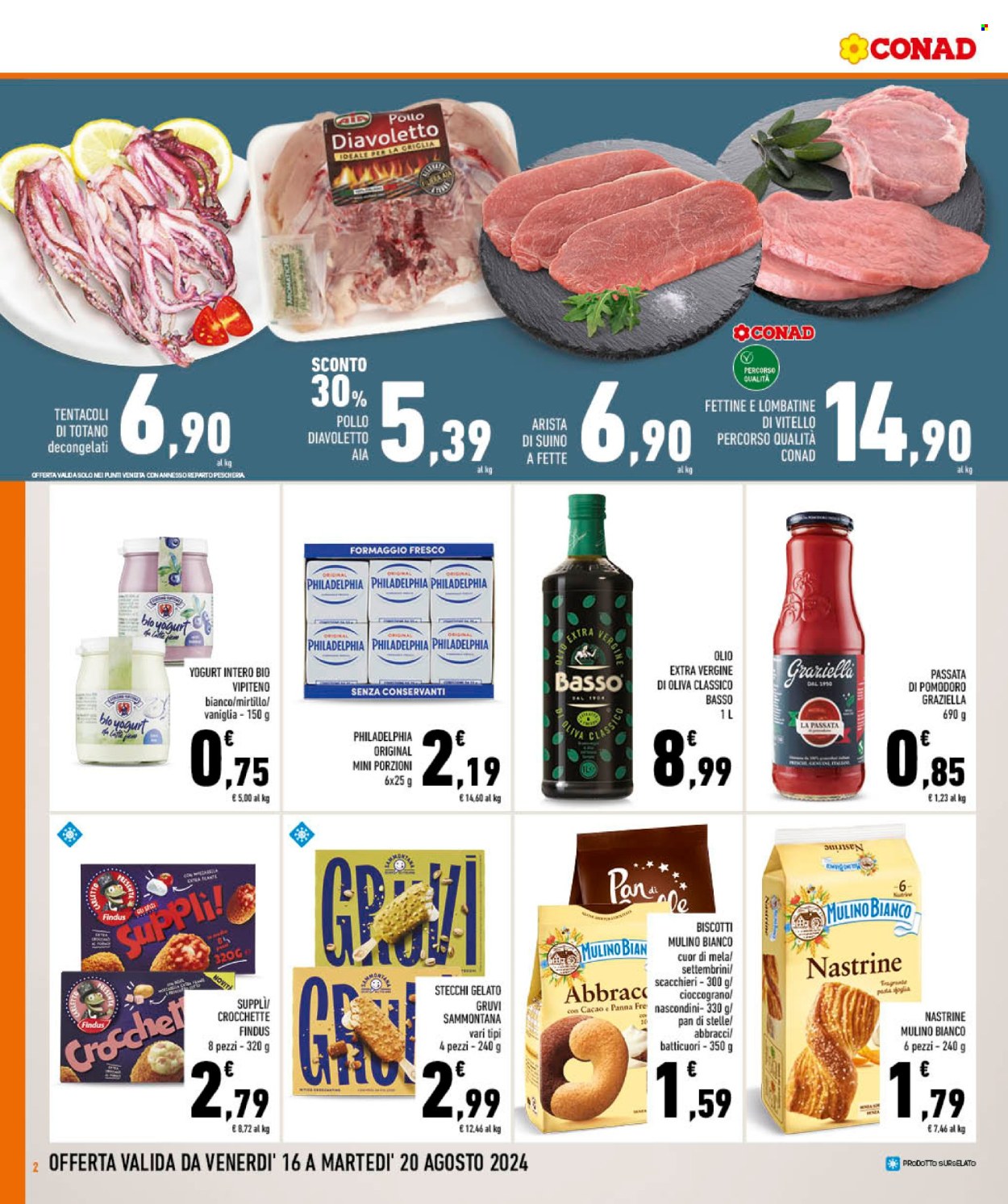 Leták Conad - 16.8.2024 - 20.8.2024. Strana 2