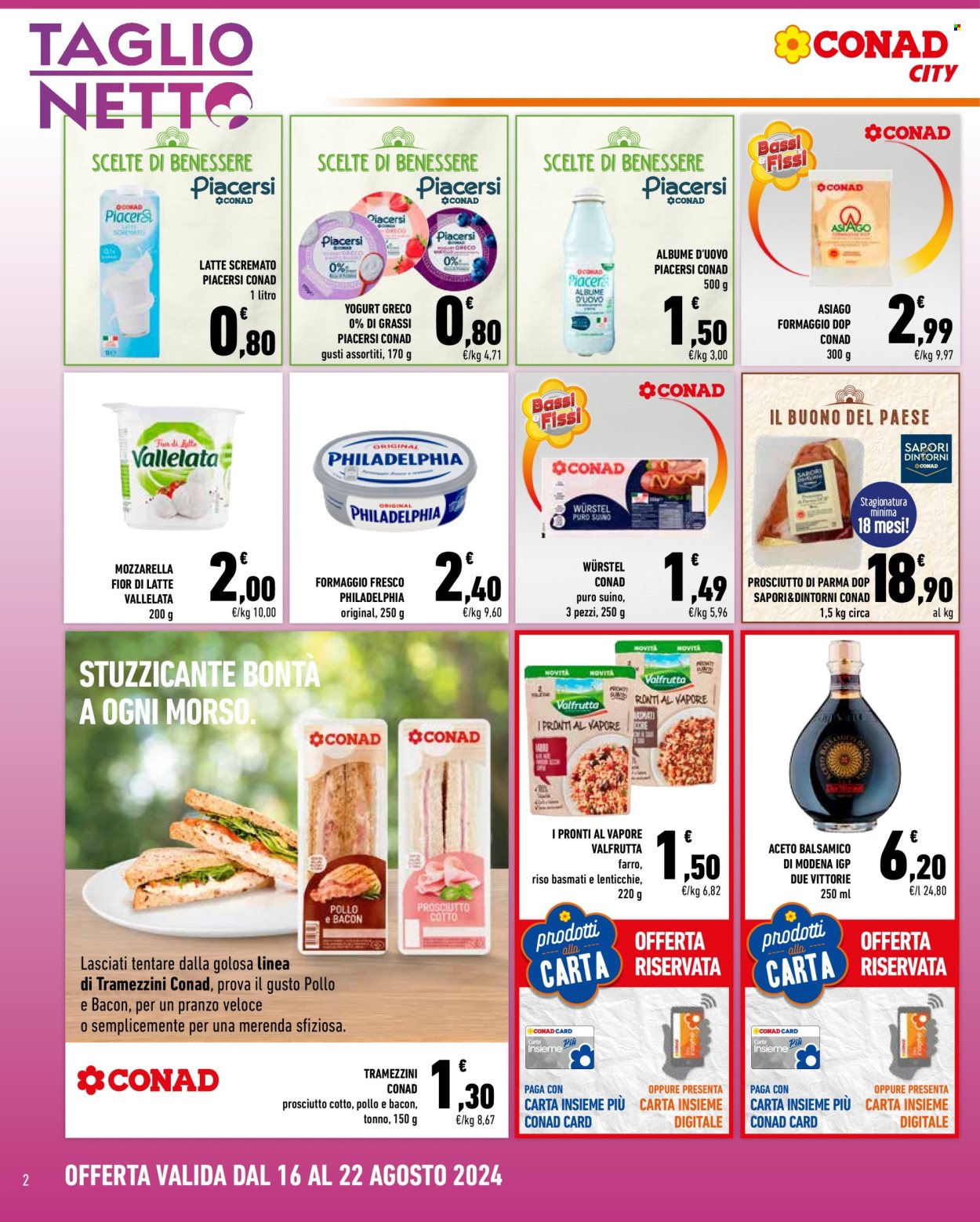 Volantino Conad City - 16/8/2024 - 22/8/2024. Pagina 2