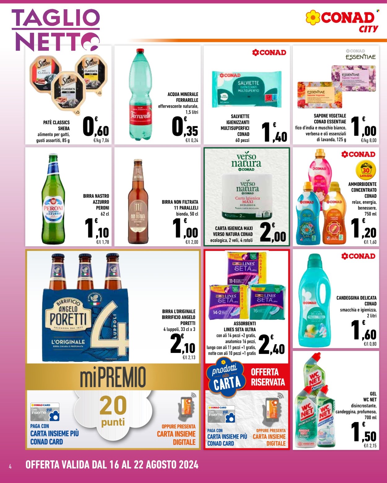 Leták Conad City - 16.8.2024 - 22.8.2024. Strana 4