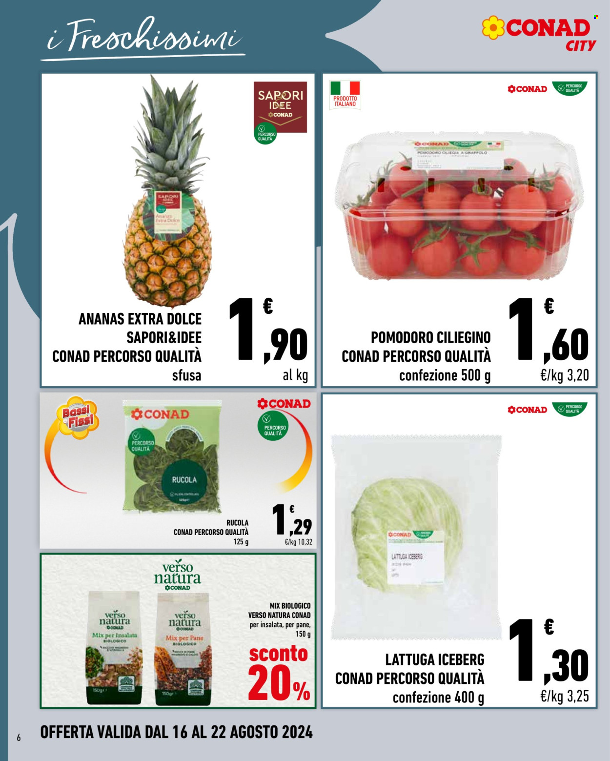 Volantino Conad City - 16/8/2024 - 22/8/2024. Pagina 6