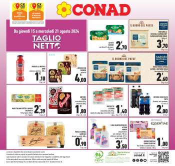Volantino Conad - 15/8/2024 - 21/8/2024.
