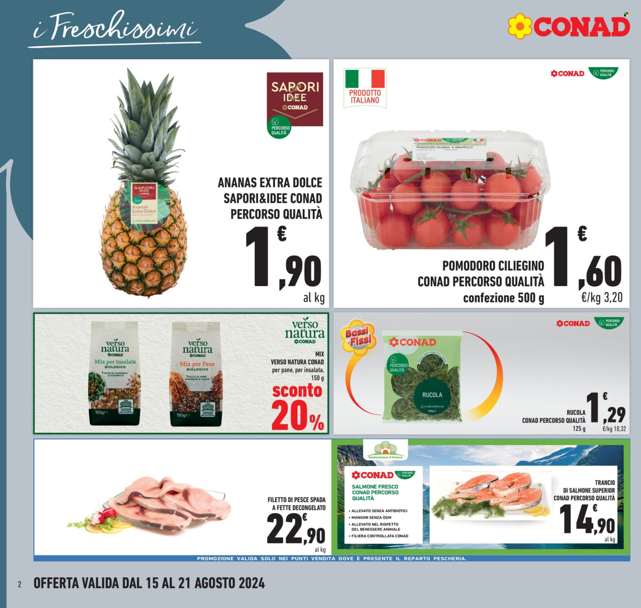 Volantino Conad - 15/8/2024 - 21/8/2024. Pagina 2