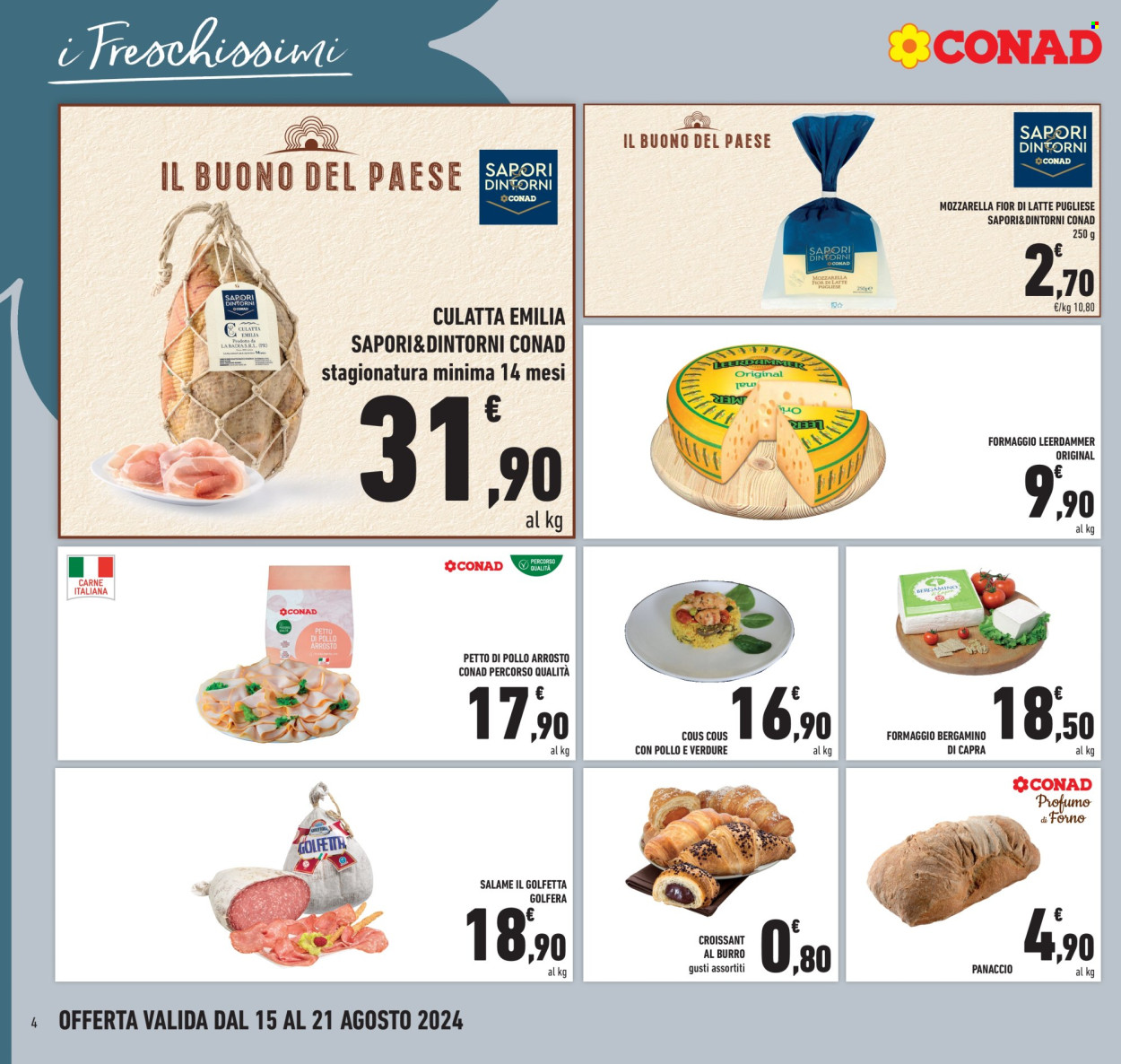 Leták Conad - 15.8.2024 - 21.8.2024. Strana 4