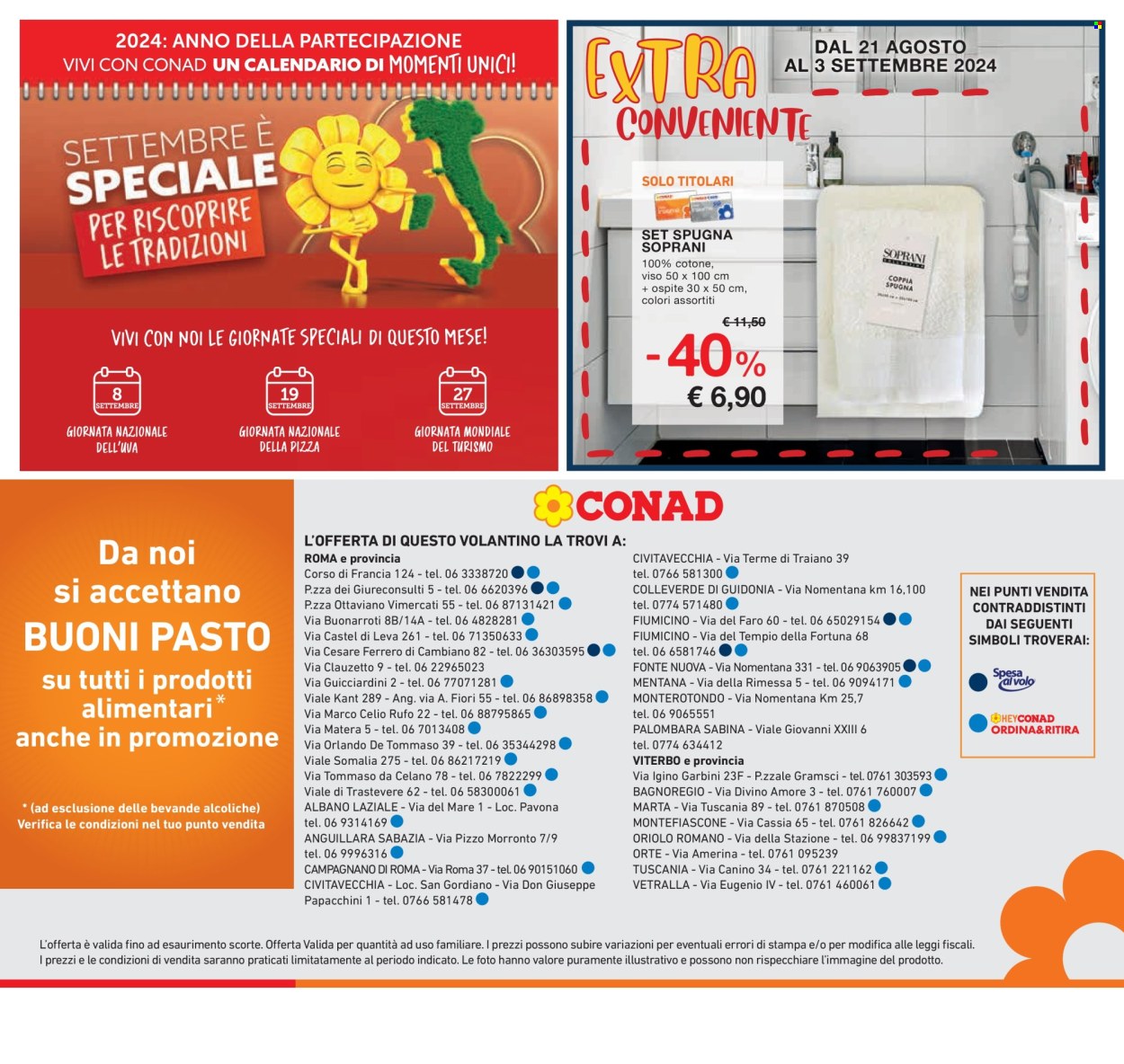 Volantino Conad - 21/8/2024 - 3/9/2024. Pagina 23