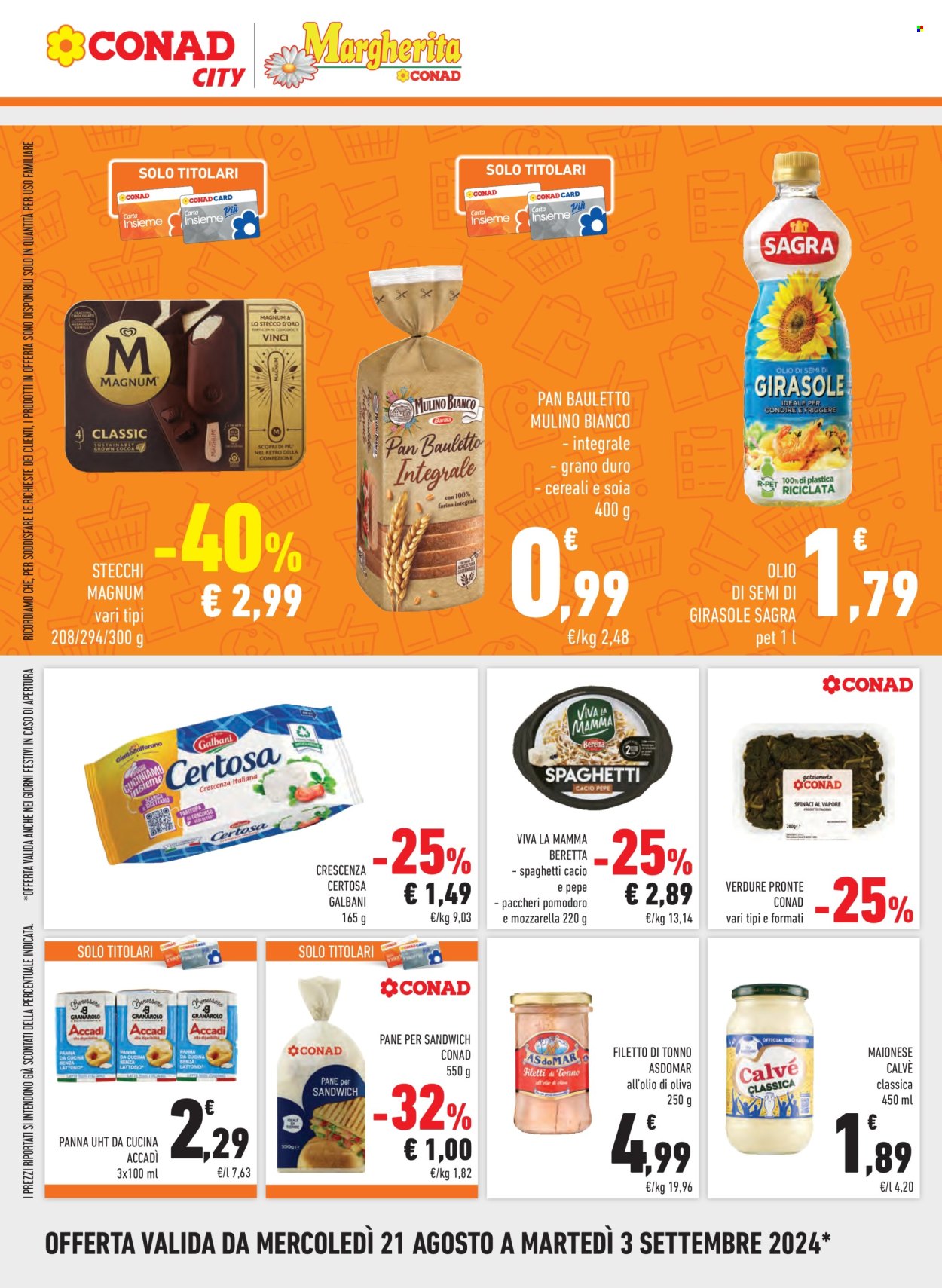 Volantino Conad - 21/8/2024 - 3/9/2024. Pagina 8