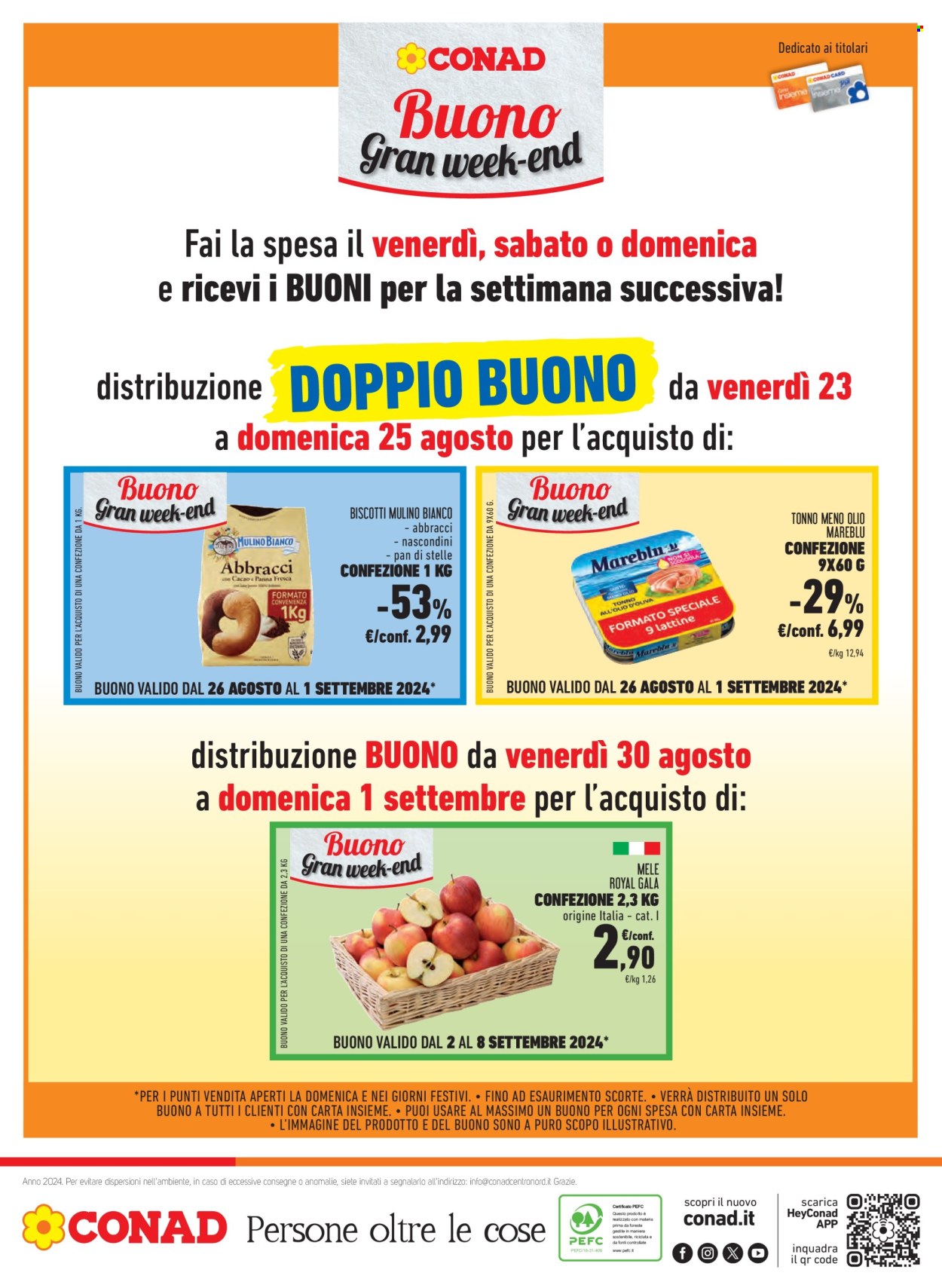 Volantino Conad - 21/8/2024 - 3/9/2024. Pagina 22