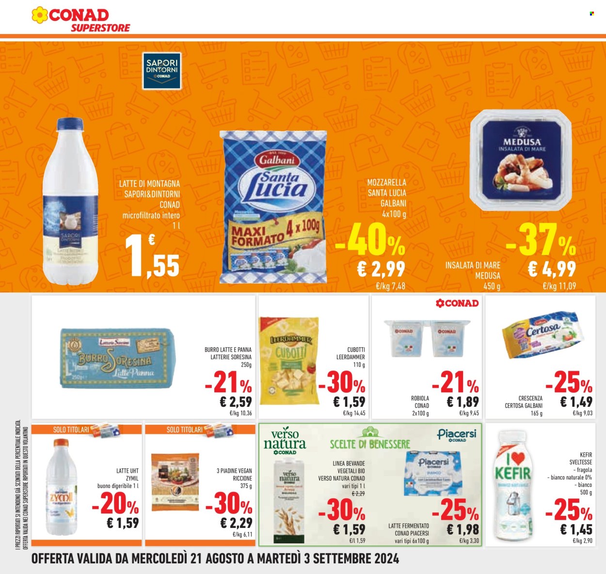 Volantino Conad Superstore - 21/8/2024 - 3/9/2024. Pagina 8