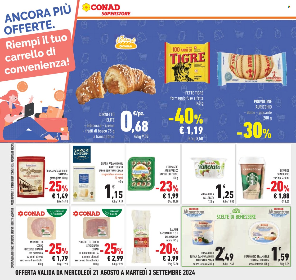 Volantino Conad Superstore - 21/8/2024 - 3/9/2024. Pagina 18
