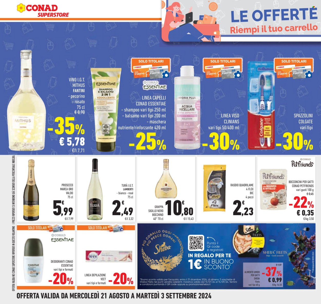 Volantino Conad Superstore - 21/8/2024 - 3/9/2024. Pagina 22