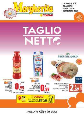 Volantino Margherita Conad - 21/8/2024 - 3/9/2024.